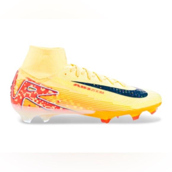 Nike Zoom Superfly 10 Elite KM FG Soccer Cleats (Light Laser Orange/Armory Navy) main image 12